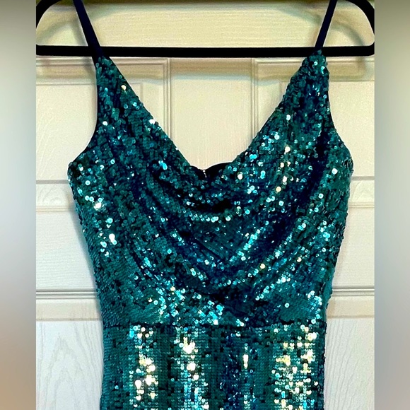 NWT Dress The Population Sequin Mini Dress - Picture 4 of 16